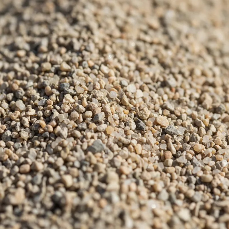 Washed concrete sand